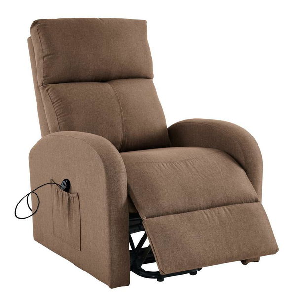 Polohovací křeslo Nefasto (světlohnědá)