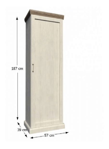 Policová skříň Regnar S1D