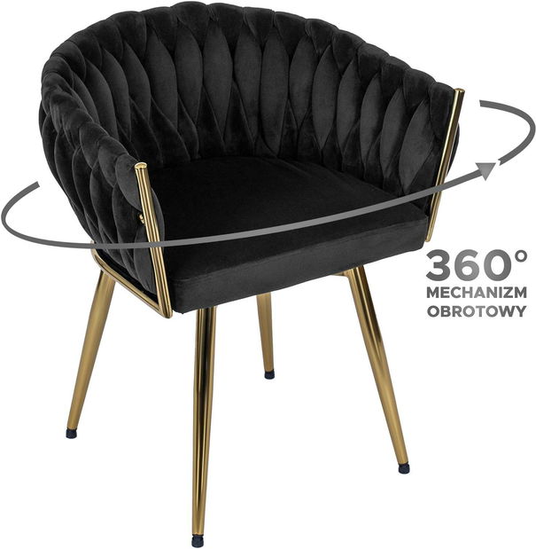 Jídelní židle Rebeldes (černá)