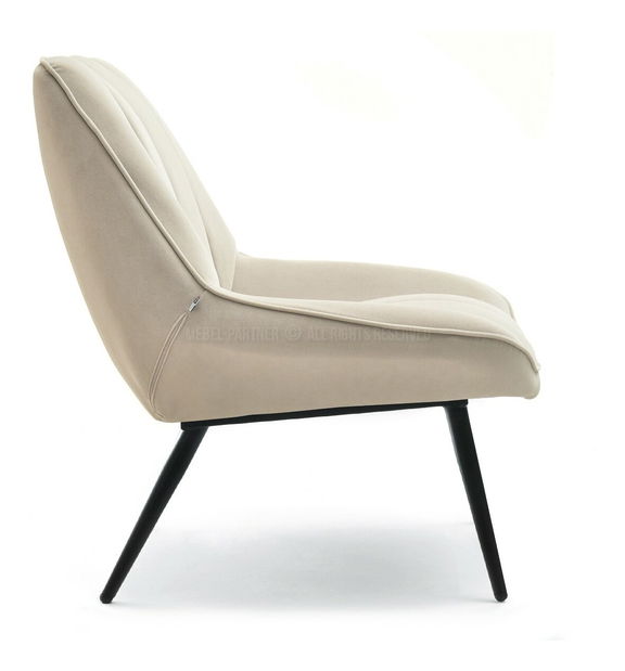 Křeslo Zolta (béžová + černá)