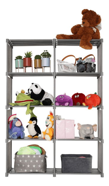 Regál Sienna (šedá)