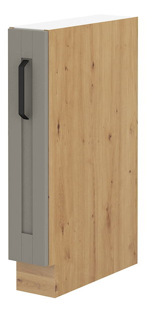 Dolní kuchyňská skříňka Lucid 15 D CARGO BB (dub artisan + claygrey)