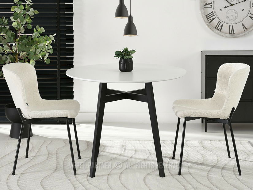 Jídelní stůl Croc (bílá + černá)