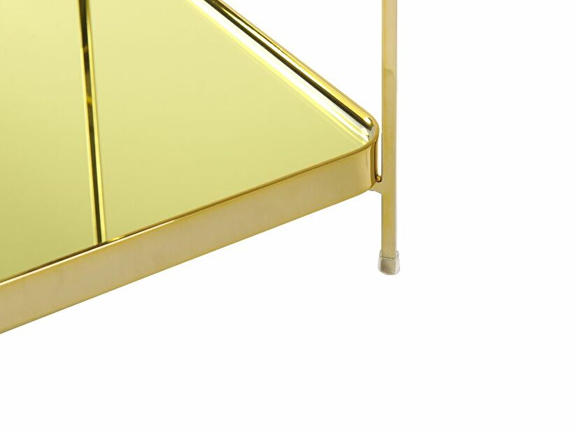 Příruční stolek ALISEA (zlatá) (velký)