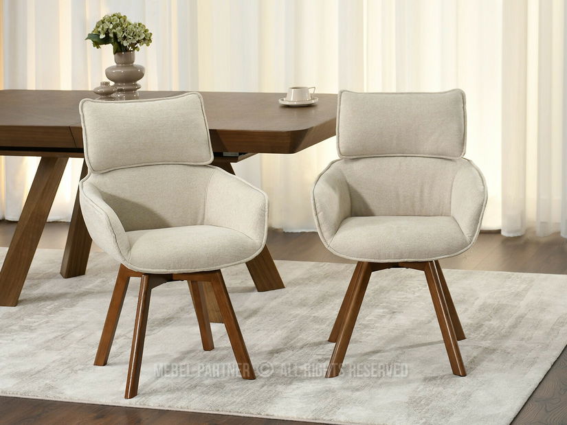 Jídelní židle Distorsion (béžová)