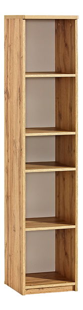 Regál typ AR11 Alishia (bílá + dub wotan)