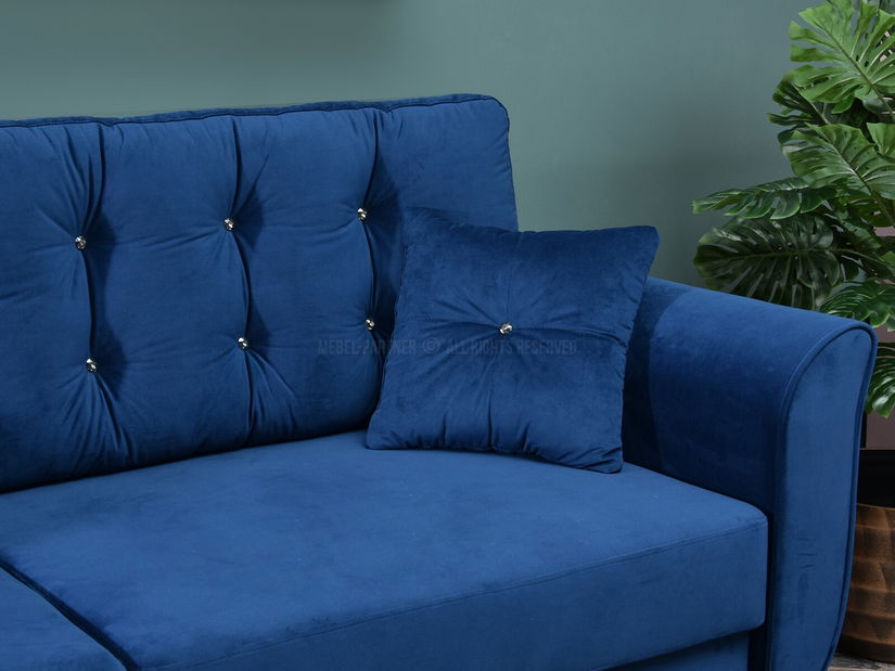 Pohovka dvousedačka Lirica (černá)