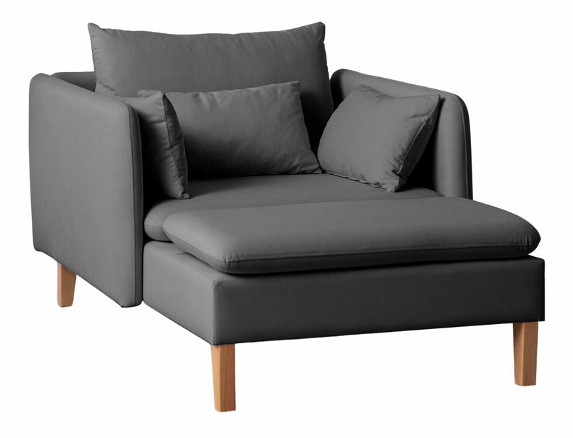 Křeslo Clasna (antracit)