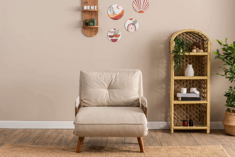 Křeslo Como S (krémová)