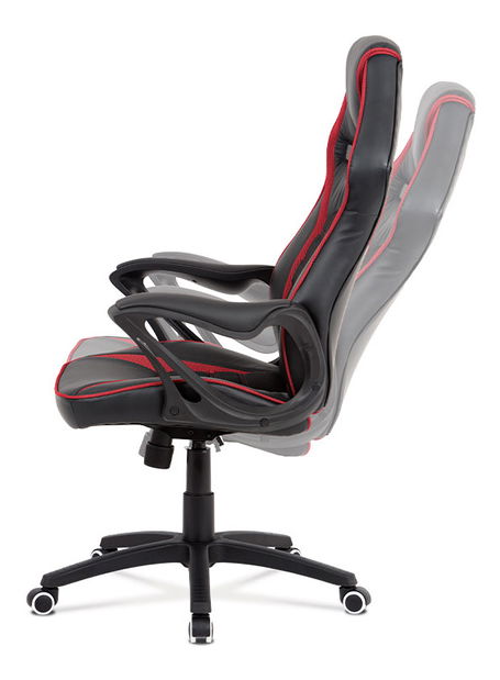 Kancelářské/herní křeslo Garet-G406-RED (černá + červená)