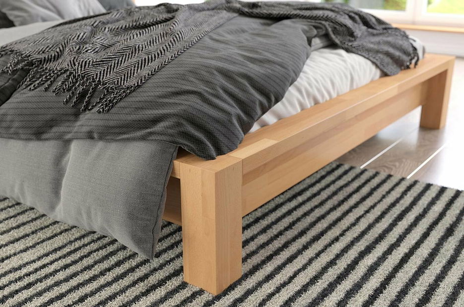 Manželská postel 160 cm Naturlig Fjaerland (buk)