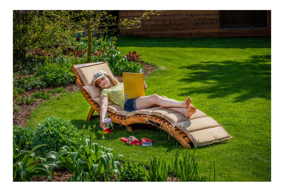 Zahradní lehátko Adria (přírodní)