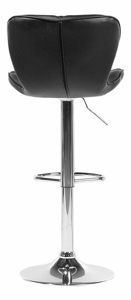 Set 2 ks. barových židlí VILLE (černá)