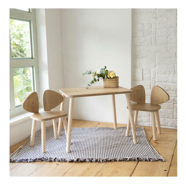 Sestava dětského nábytku Micelli (pro 2 děti) (hnědá)