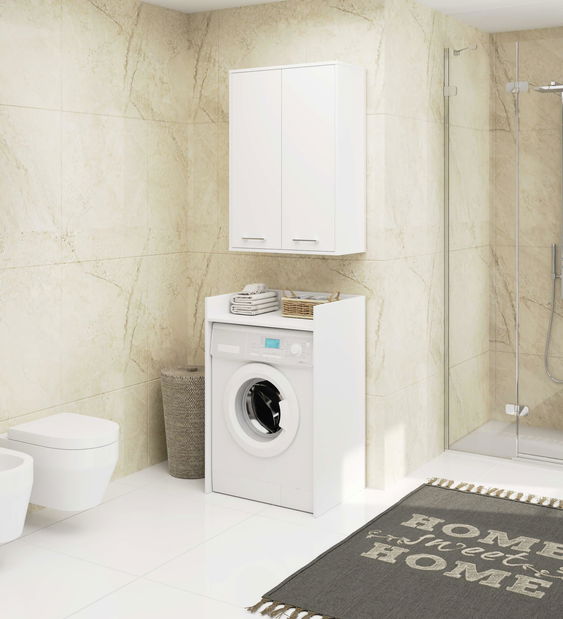 Závěsná koupelnová skříňka Farid TYP 8 (bílá)