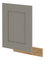 Dvířka na vestavnou myčku nádobí Lucid ZM 446 x 570 (dub artisan + claygrey)