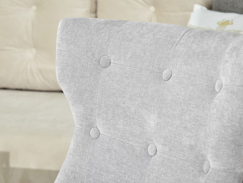 Křeslo Elza (šedá + černá)