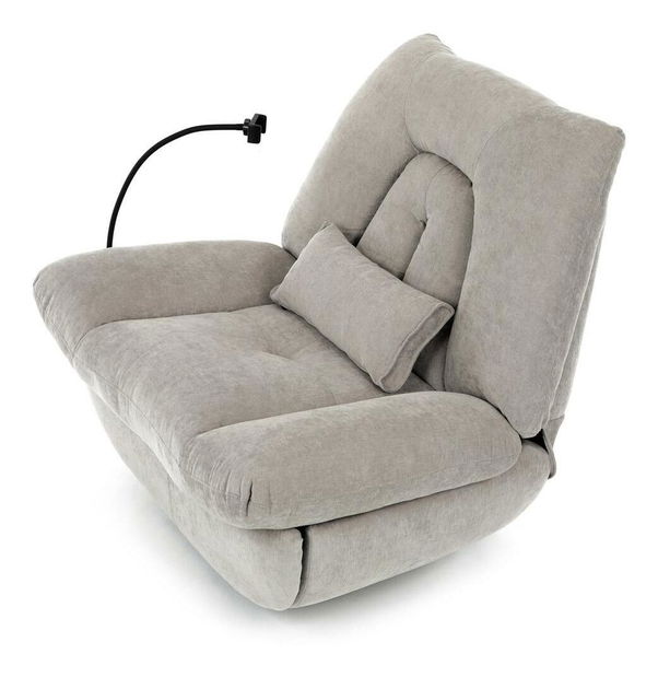 Polohovací křeslo Tratado (lanýžová)