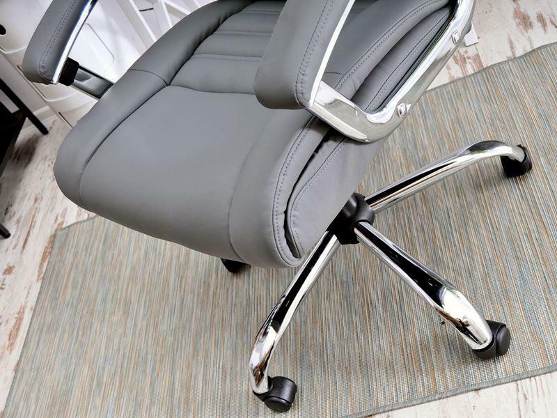 Křeslo Draggy (šedá + chromová)