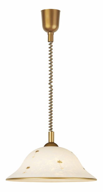 Závěsné svítidlo Art Flower 1956 (rýžové kamenné sklo + bronzová)