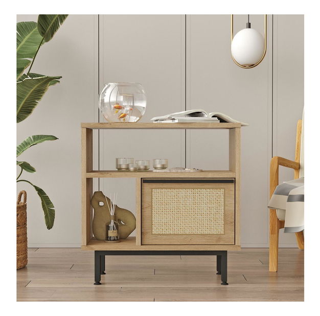 Příruční stolek Nimelo 5 (ořech + dub)