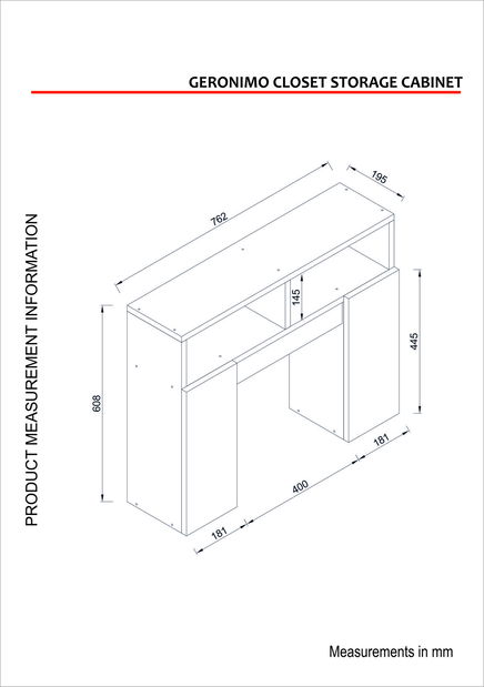 Koupelnová skříňka Giuseppe (Bílá)