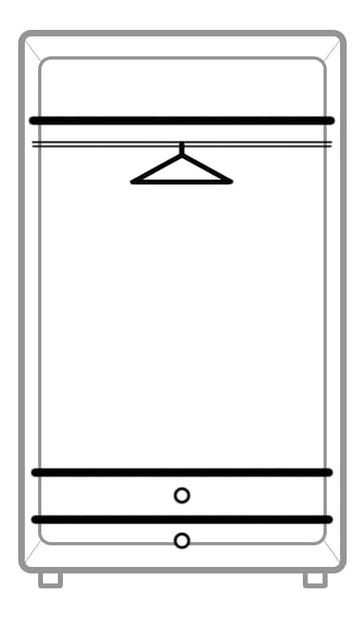 Šatní skříň Kraz KS1 (sosna andersen)