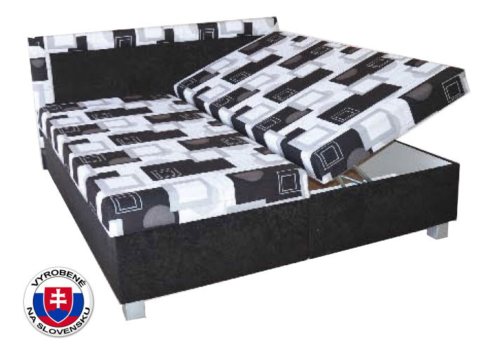 Manželská postel 180 cm Marry (se sendvičovou matrací)
