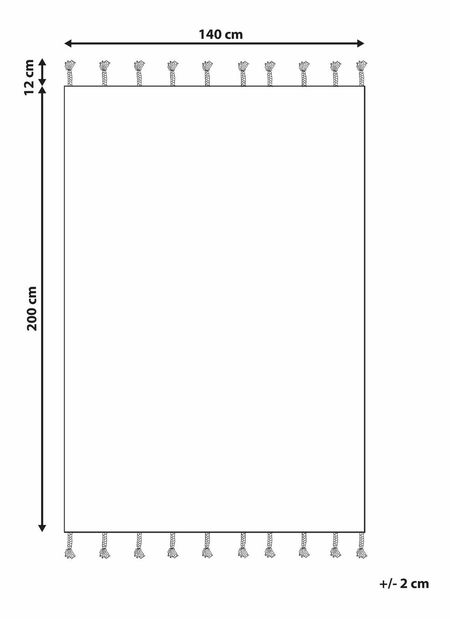 Koberec 140 x 200 cm Erzin (béžová)