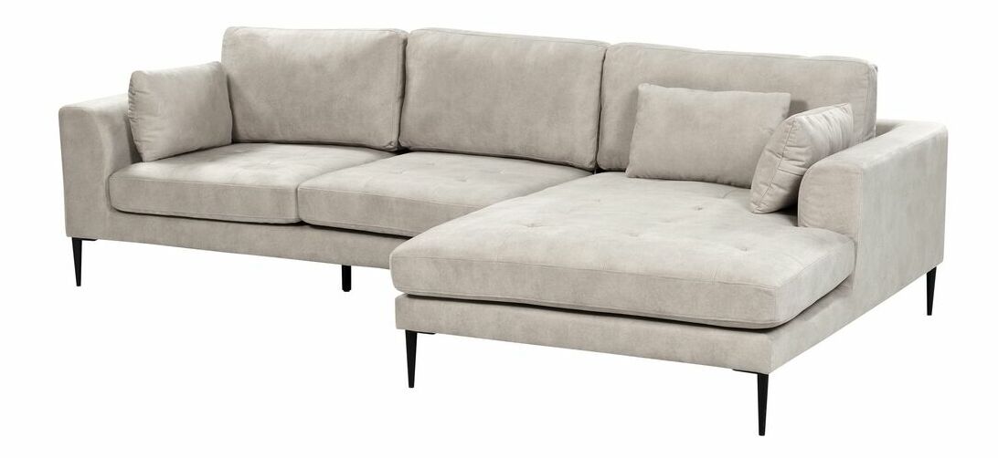 Rohová sedací souprava Fraser (šedá) (L)