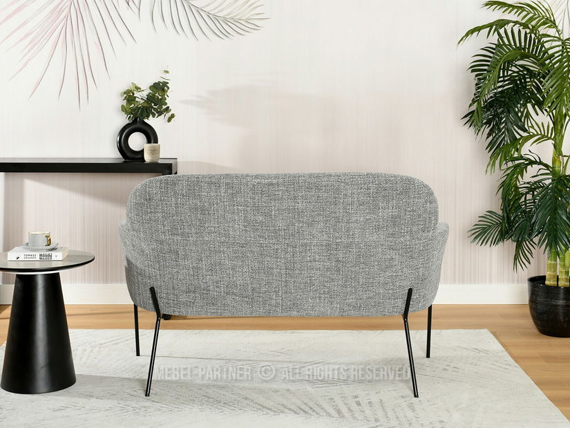 Pohovka Baggie S (šedá + černá)