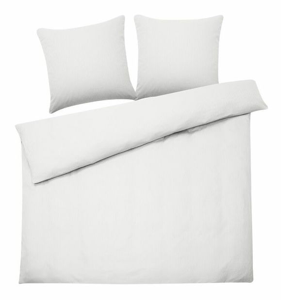 Ložní prádlo 220 x 240 cm Avignini (bílé) (komplet s povlečením na polštář)