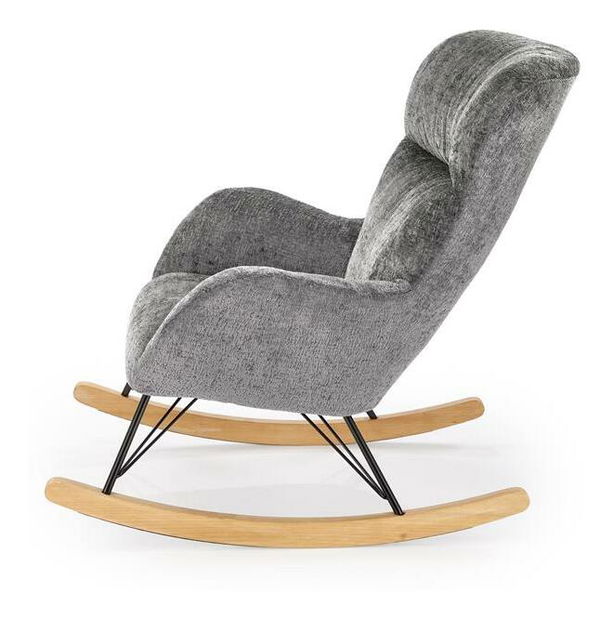 Houpací křeslo Caster (šedá)