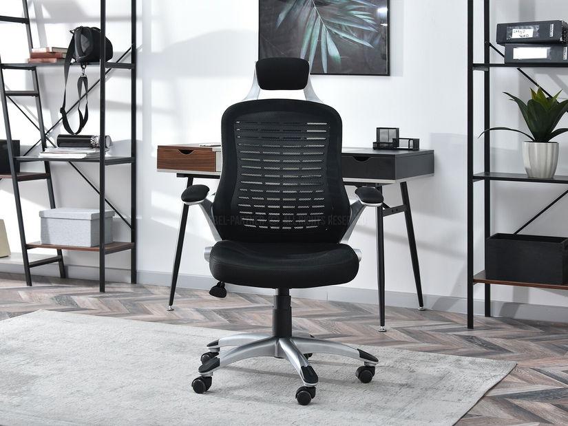 Křeslo Lumpo (černá + stříbro)