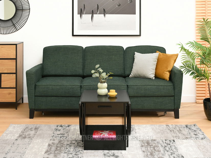 Konferenční stolek Espana (černé dřevo + černá)