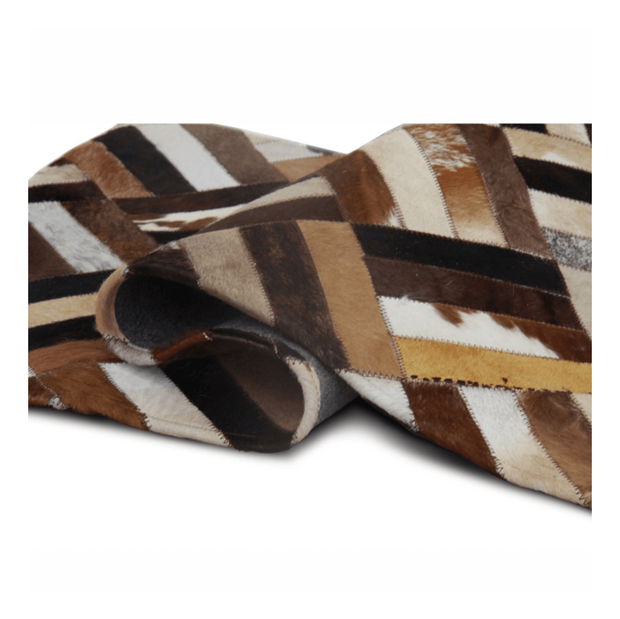 Kožený koberec 140x200 cm Koza typ 2