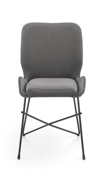 Jídelní židle Korsa (šedá + černá)