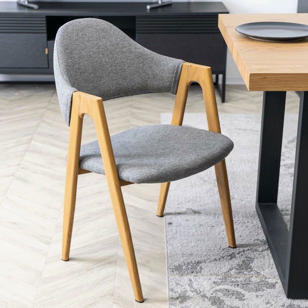 Jídelní židle Renuncio (šedá)