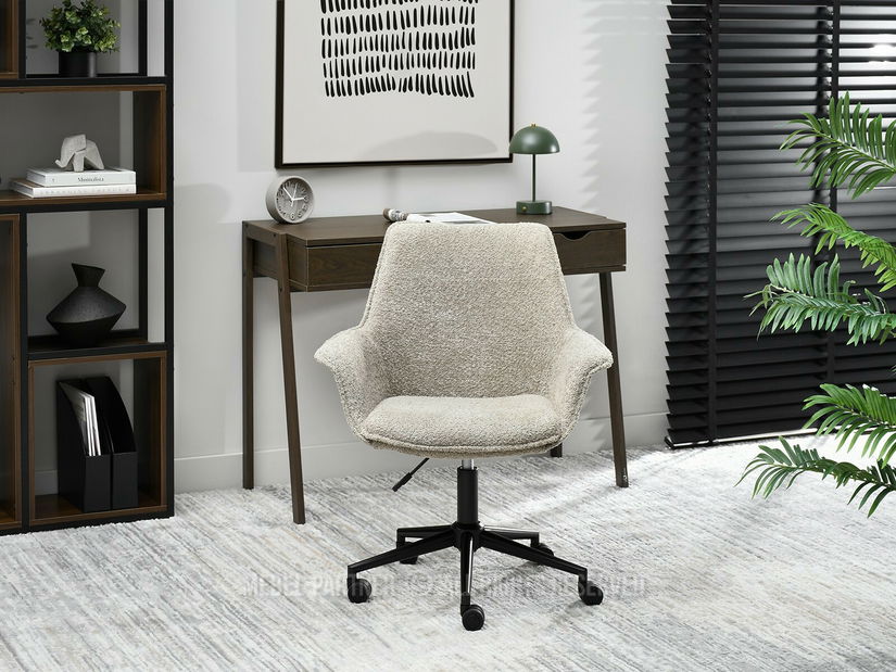 Kancelářské křeslo Omarkote (béžová + černá)