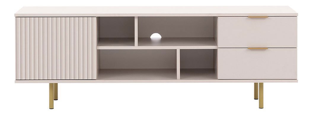 TV skříňka Newelon NW06 (kašmír + zlatá)