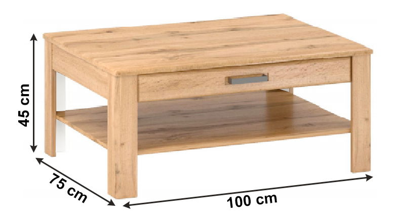 Konferenční stolek Palper T (dub apalačský)