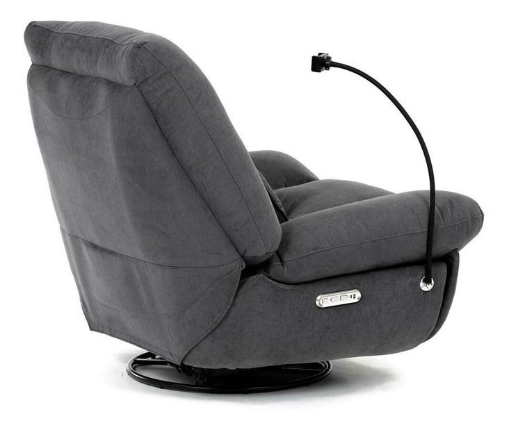 Polohovací křeslo Teniente (šedá)