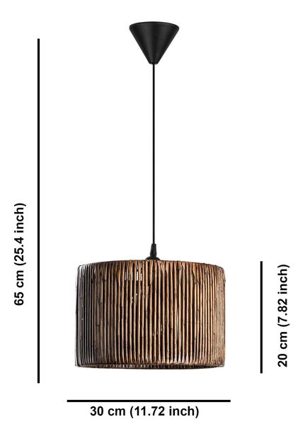 Stropní svítidlo Aptozara 1 (old style wood)