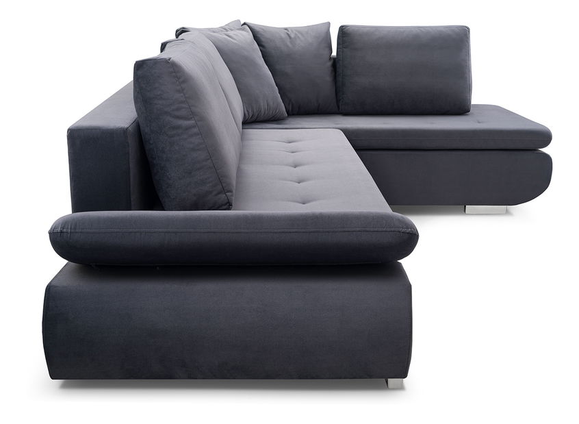 Rohová sedací souprava Arleen (tmavě šedá) (L)