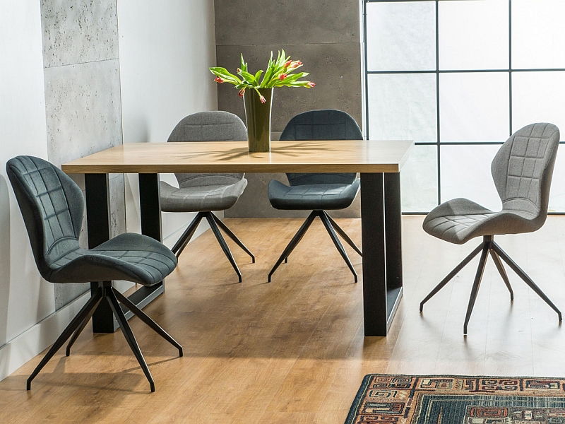 Jídelní židle Hiram (zelená + černá)