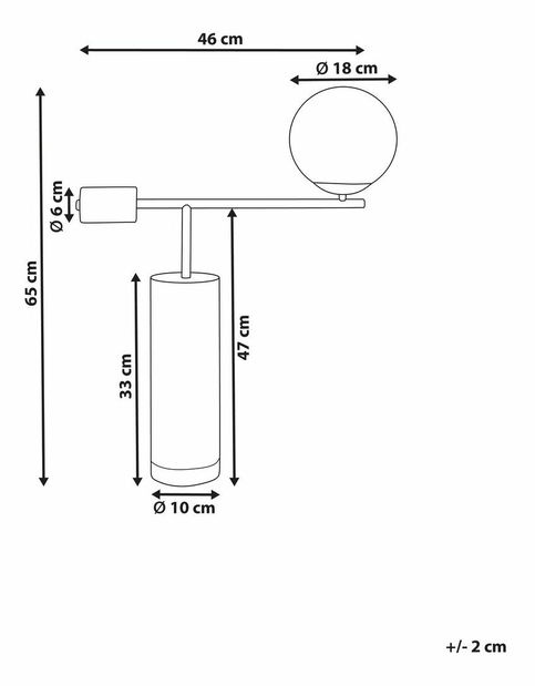 Stolní lampa Honza (černá)