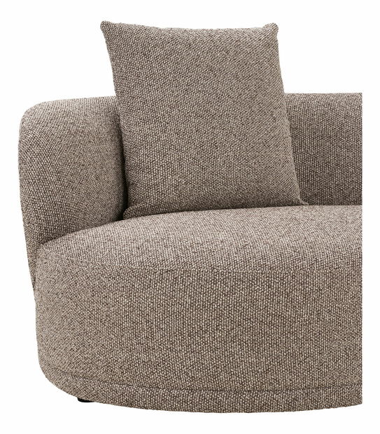 Rohová sedací souprava (P) Kaveria (hnědá)