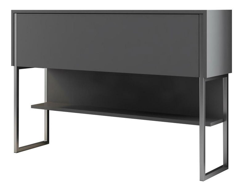 Konzolový stolek Luna 4 (stříbrná + antracit)