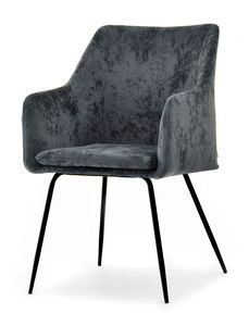 Jídelní židle Duplica (grafitová + černá)