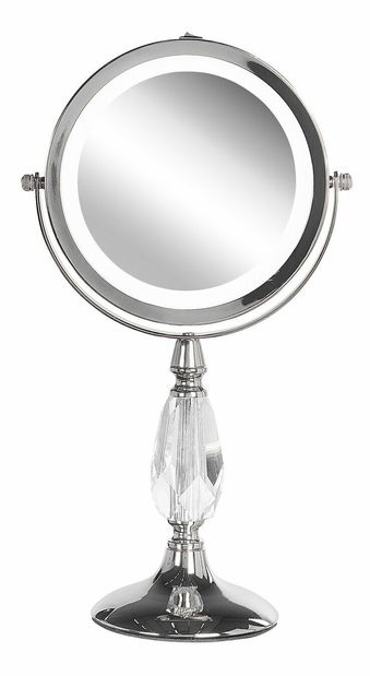 Makeup zrcadlo ø 18 cm Maurie (stříbrná)